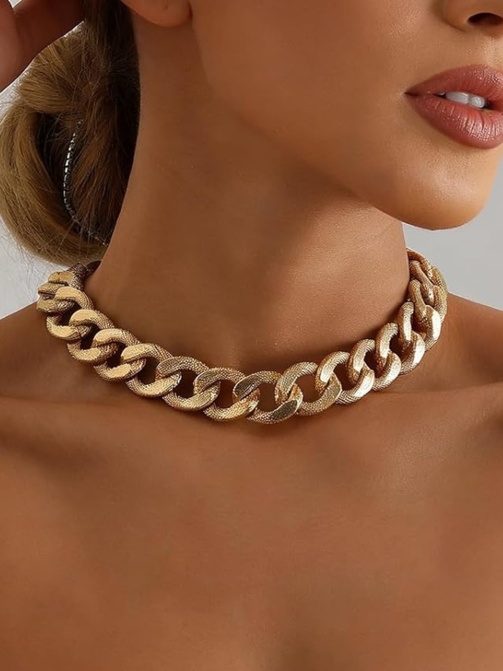 Chunky Gold Chain Necklace